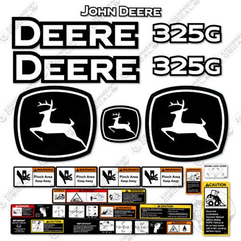 john deere 325 skid steer decals|Amazon.com: John Deere Decals And Stickers.